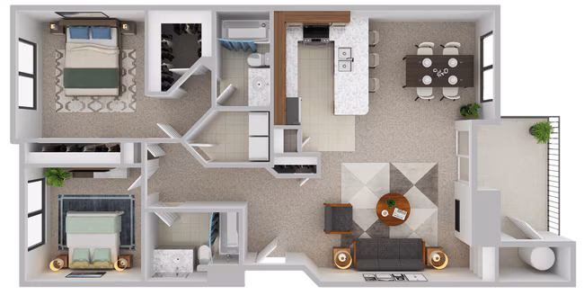 Eclipse - 2x2 G102 floor plan